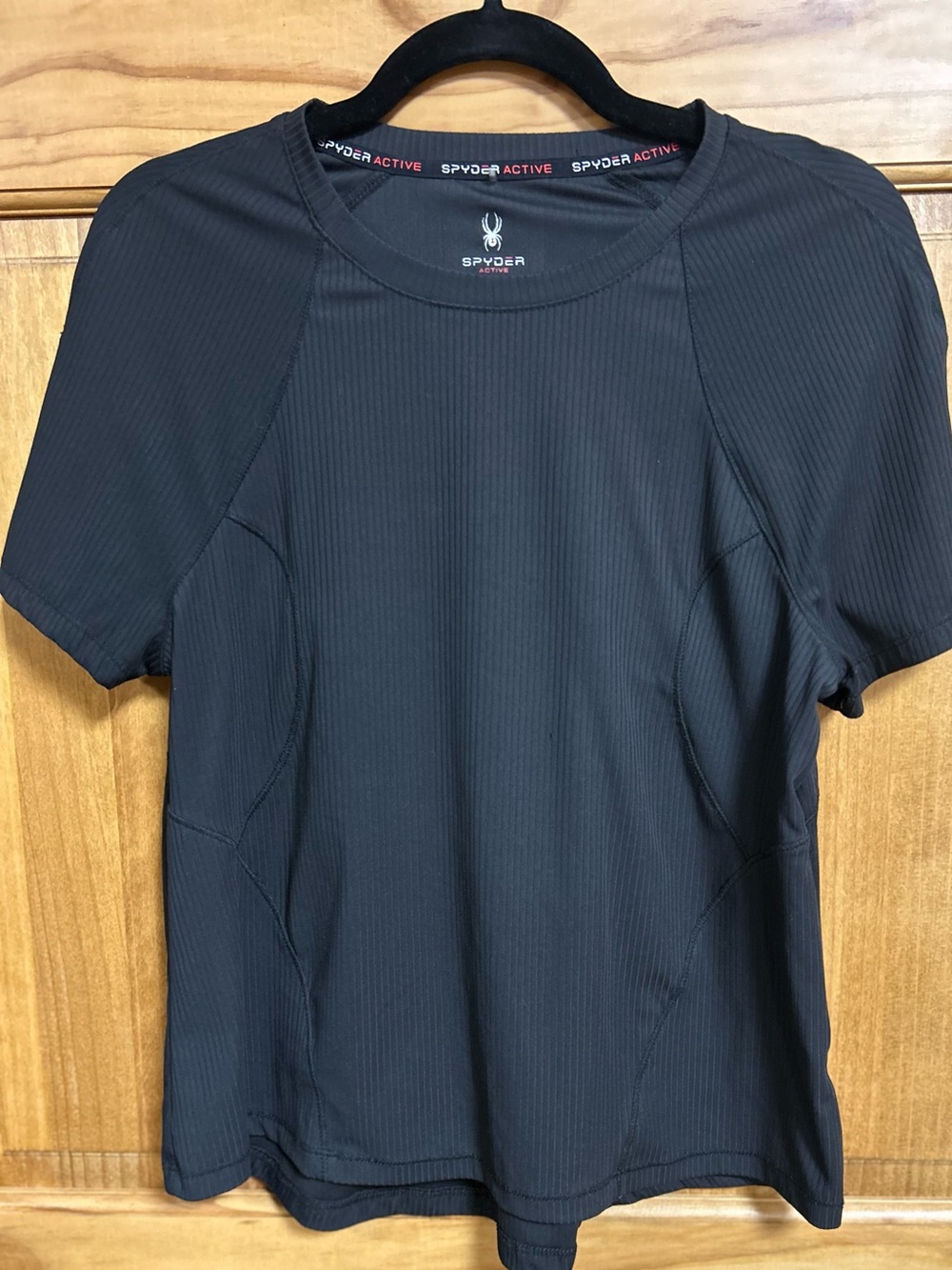 Spyder Black Short Sleeve Performance Tee